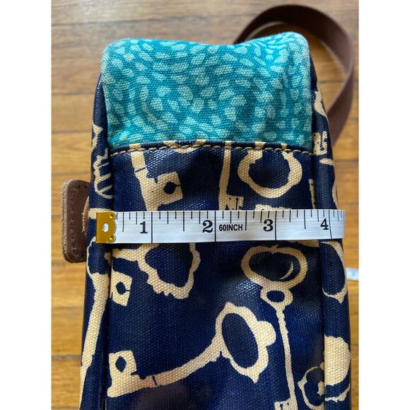FOSSIL Key-Per Colorful Navy Messenger Bag - Picture 13 of 16